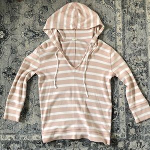 J. CREW v neck hoodie